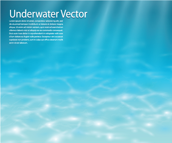 free vector Underwater background vector